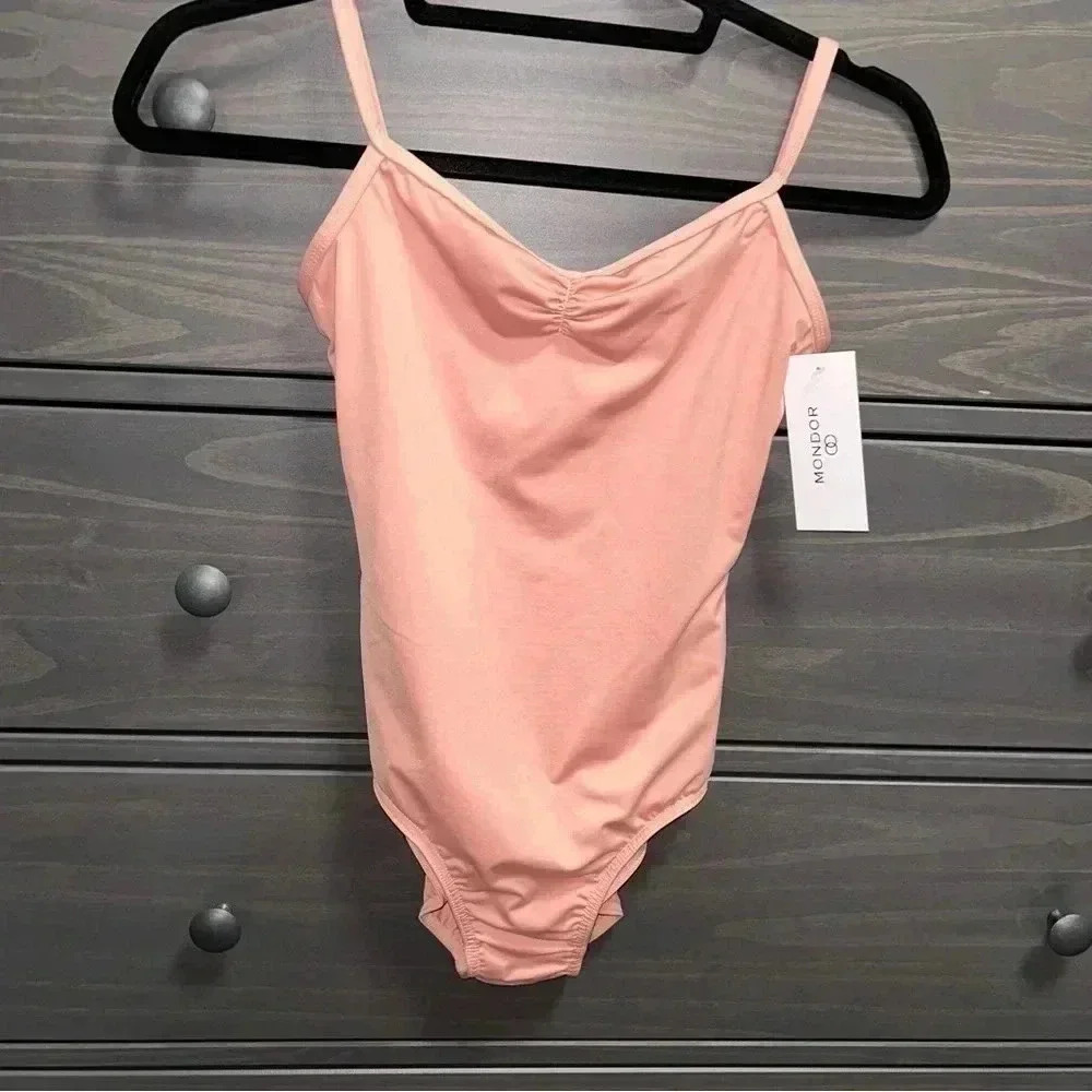 Mondor Pink Spaghetti-Strap Bodysuit